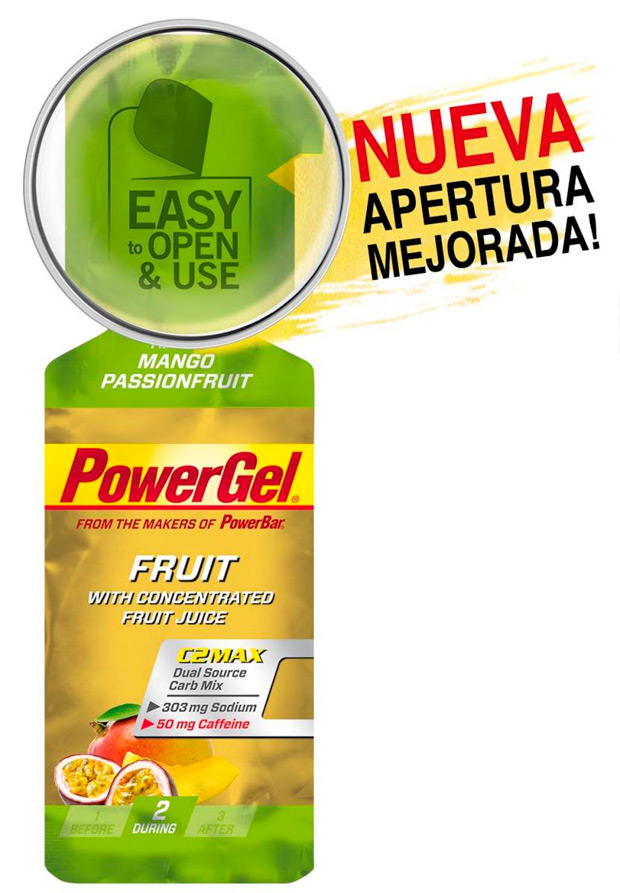 Nuevo sistema de apertura para los PowerGel de PowerBar