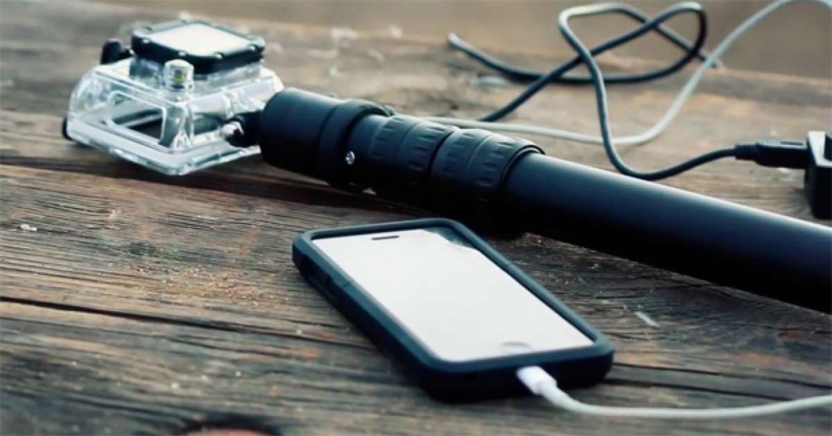 PowerPole, un soporte extensible que multiplica por cinco la autonomía de las cámaras GoPro