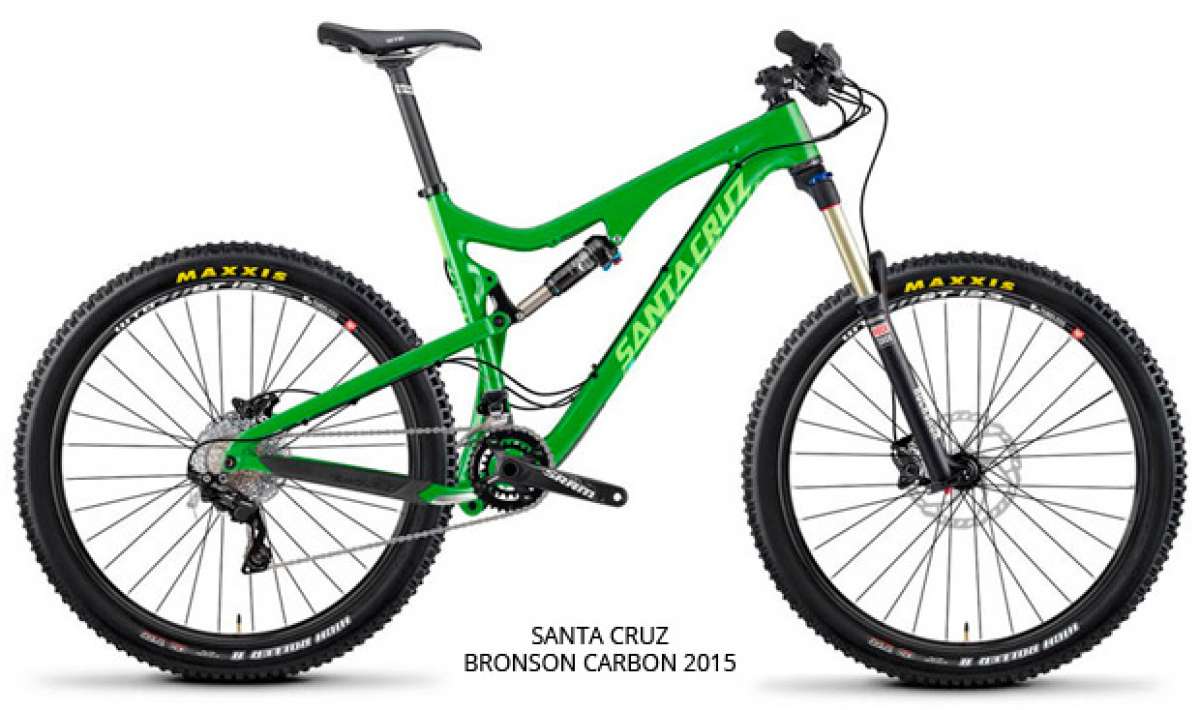 Cuadros de carbono 'más económicos' para los modelos Santa Cruz Bronson, Santa Cruz 5010 y Santa Cruz Tallboy de 2015