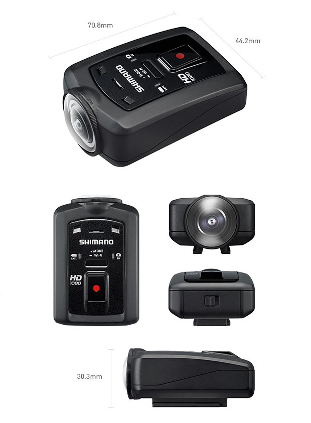 Nueva cámara Shimano CM-1000 Sport Camera. ¿Quién dijo competencia?