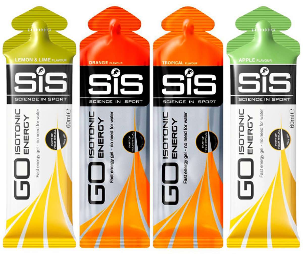 Geles SiS GO Isotonic, ahora disponibles con sabor a manzana y lima-limón