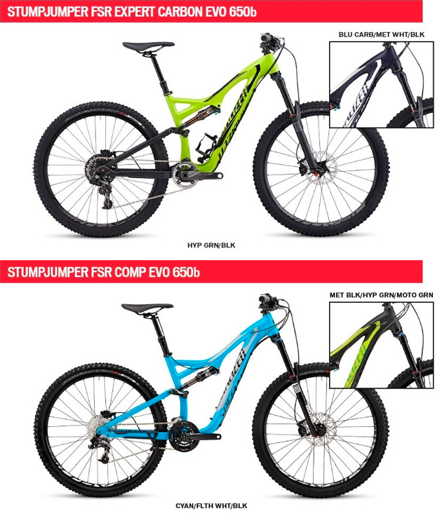 Sorpresa, sorpresa: Nuevas Specialized Stumpjumper EVO con ruedas de 27.5 pulgadas para 2015