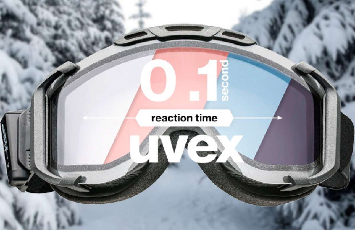 Uvex Snowstrike VT, unas avanzadas gafas de máscara con tintado electrónico (en tiempo real) de lente