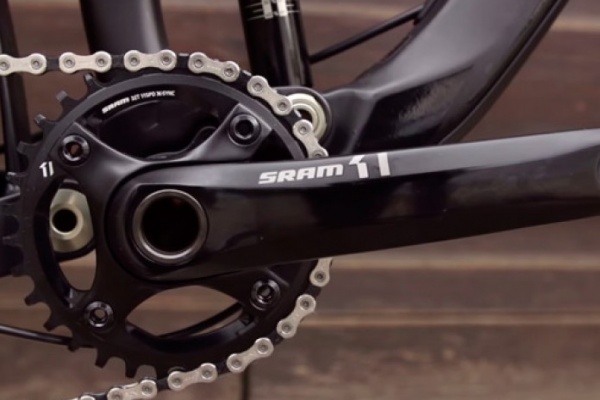 El nuevo grupo de transmisión SRAM X1 de 11 velocidades en acción