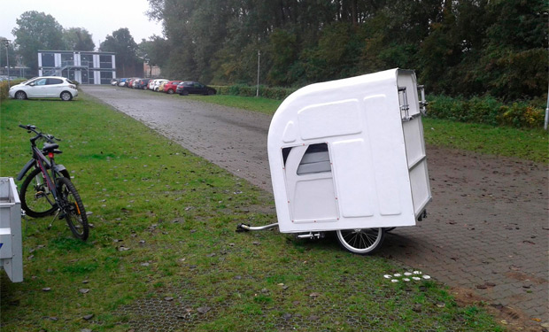 Wide Path Camper, una pequeña caravana específica para bicicletas