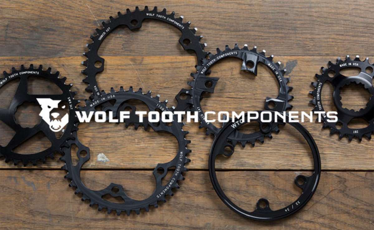 Nuevo diseño de dientes asimétricos para los platos de Wolf Tooth Components