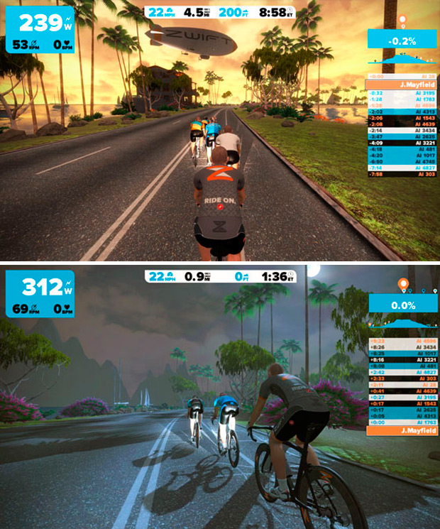 Zwift, la plataforma online de entrenamiento virtual, abierta al público