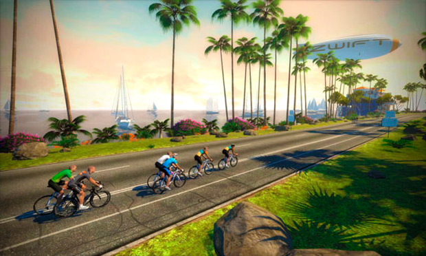 Zwift, un increíble juego online multijugador para competir mientras entrenamos en rodillo