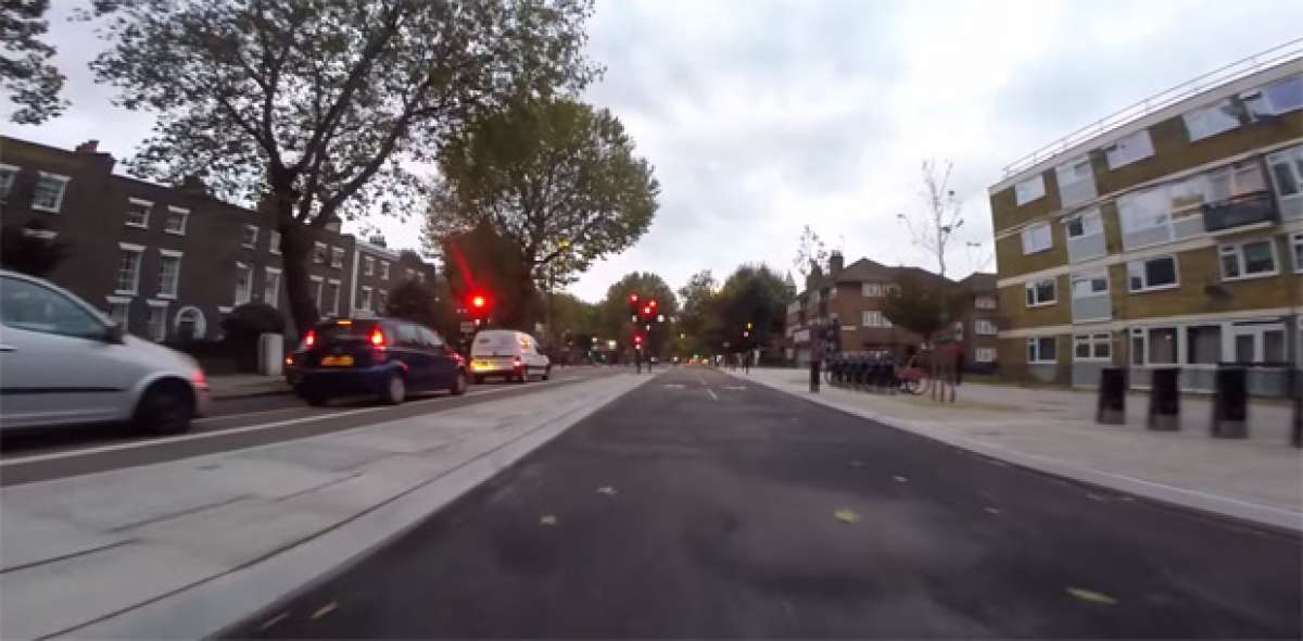 Así es la nueva autopista ciclista de Londres (Reino Unido)