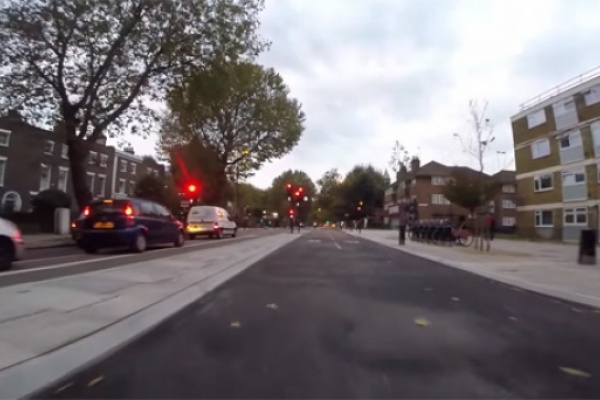 Así es la nueva autopista ciclista de Londres (Reino Unido)