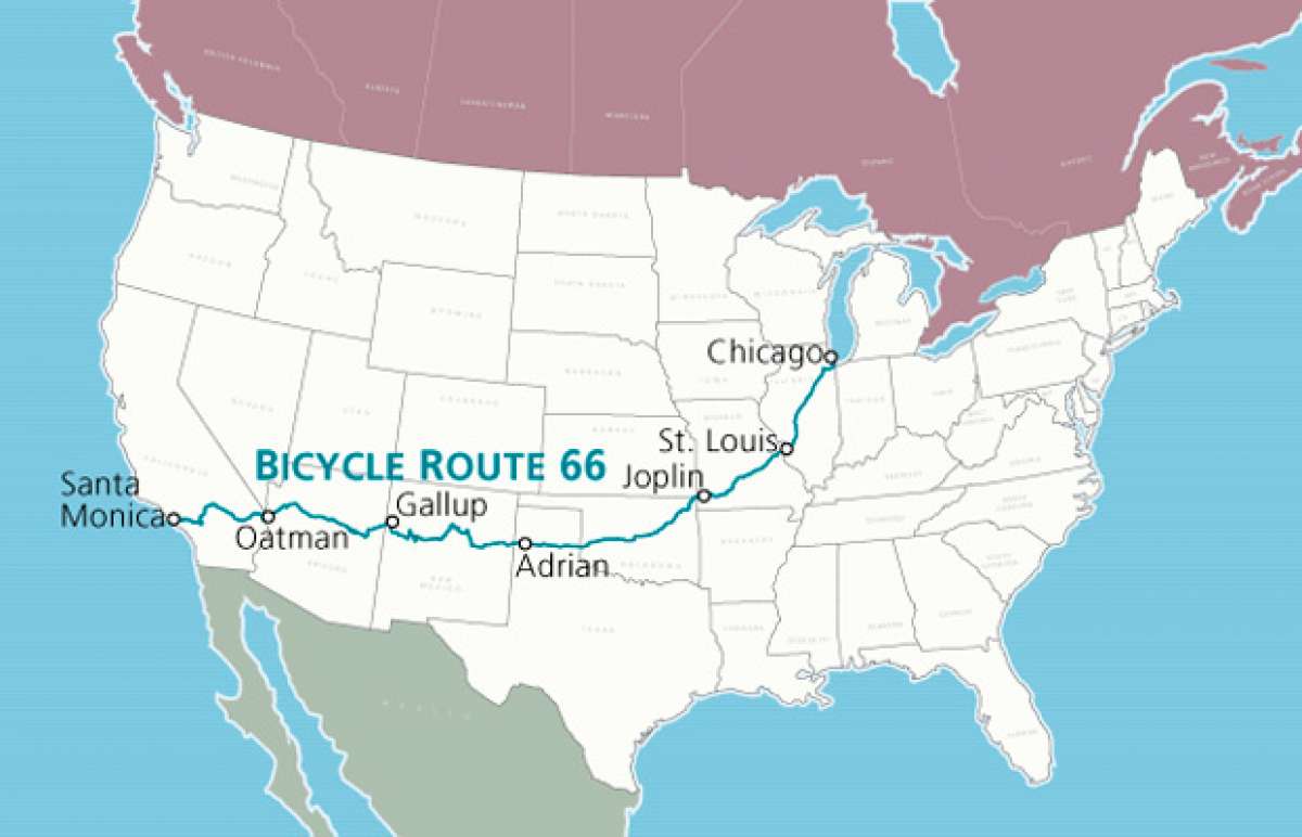 La Ruta 66: De Chicago (Illinois) a Los Ángeles (California) en bicicleta
