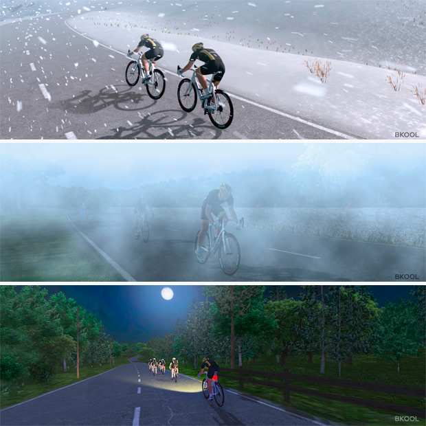 Bkool 3D RealWeather, condiciones meteorológicas en tiempo real para los entrenamientos virtuales de Bkool