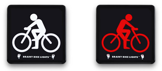 Brainy Bike Lights, unas luces de bicicleta 'subliminalmente' efectivas