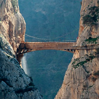 El rehabilitado "Caminito del Rey" de Málaga, una visita obligada para los amantes de la aventura