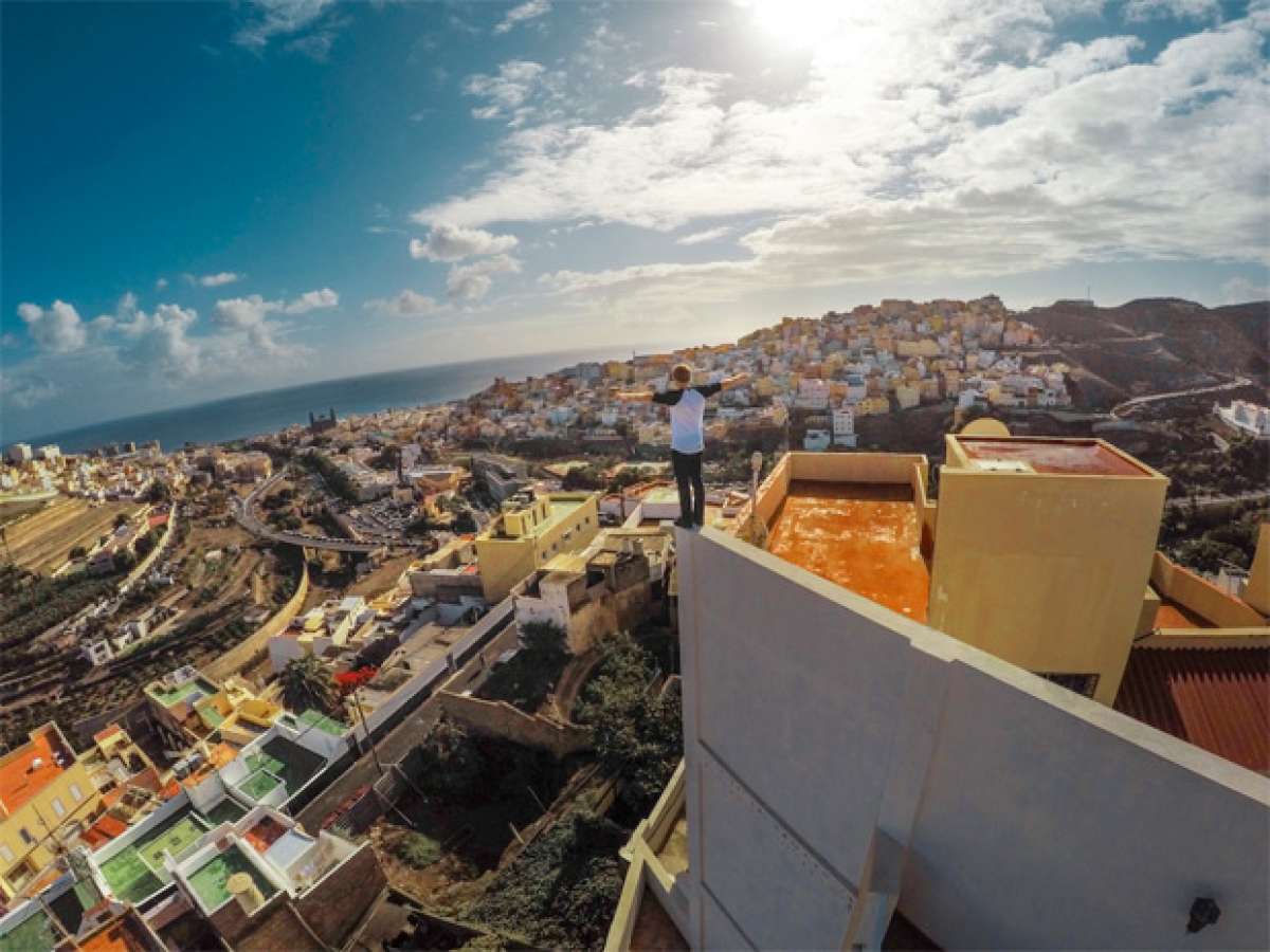 'Cascadia', las peripecias de Danny MacAskill en Gran Canaria