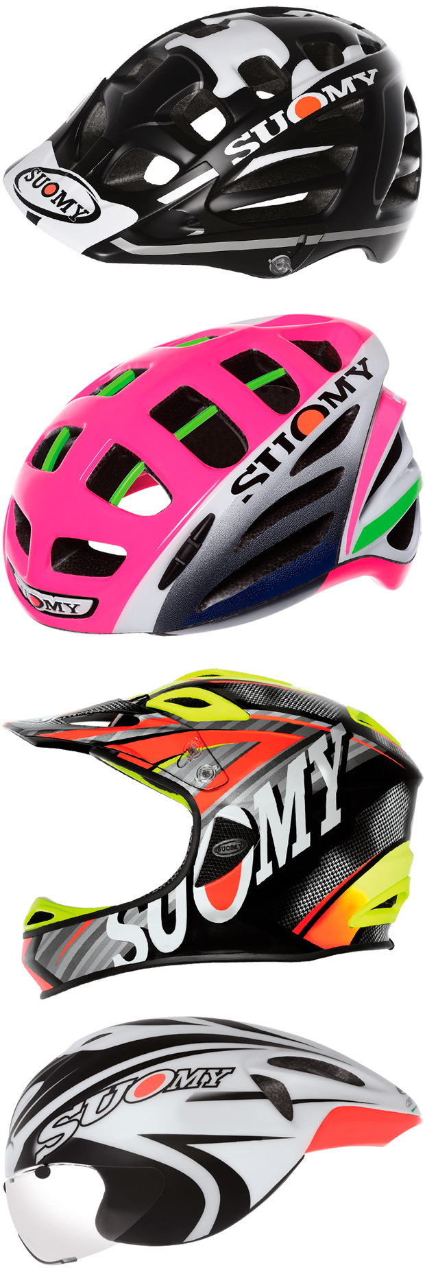 Los cascos para ciclistas de Suomy, distribuidos en España por Merida Bikes