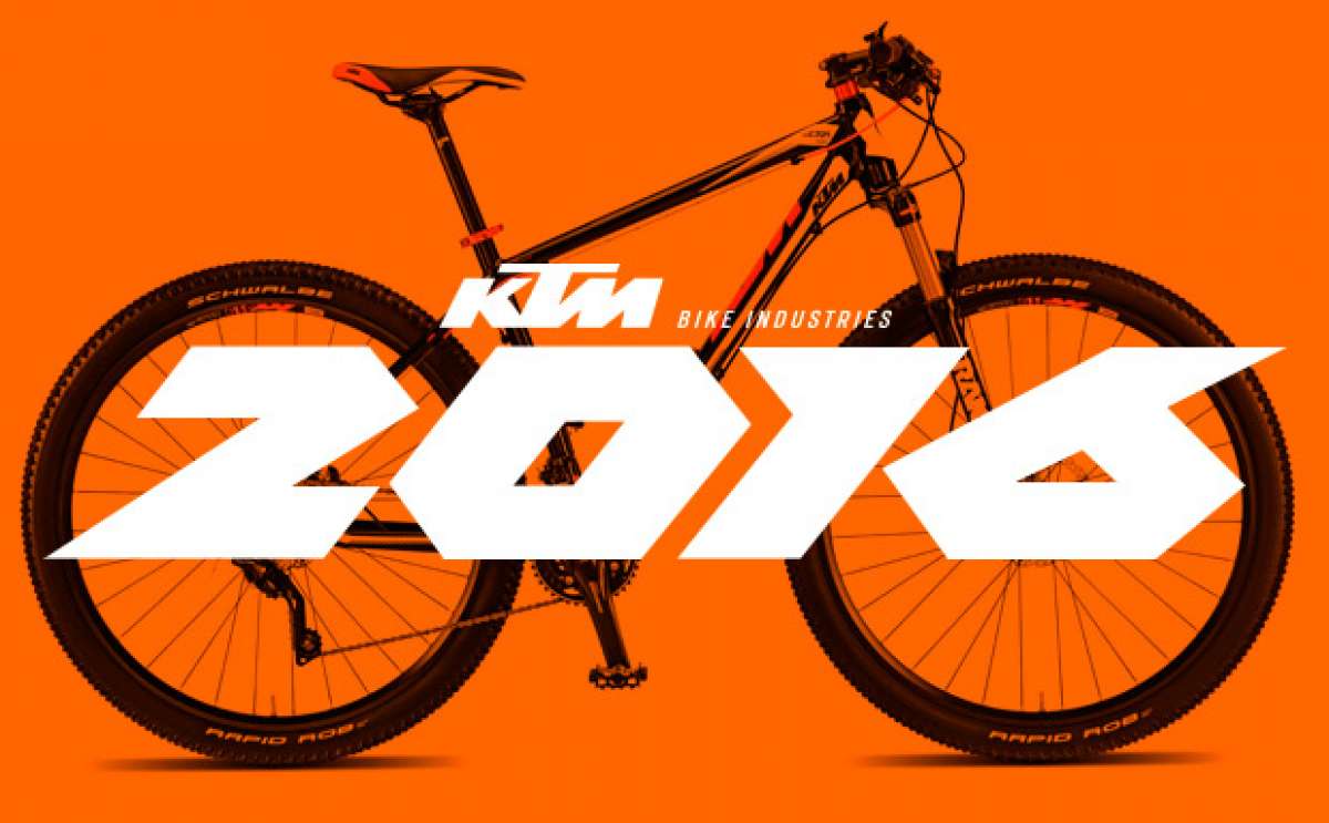 Catálogo de KTM 2016. Toda la gama de bicicletas KTM para la temporada 2016