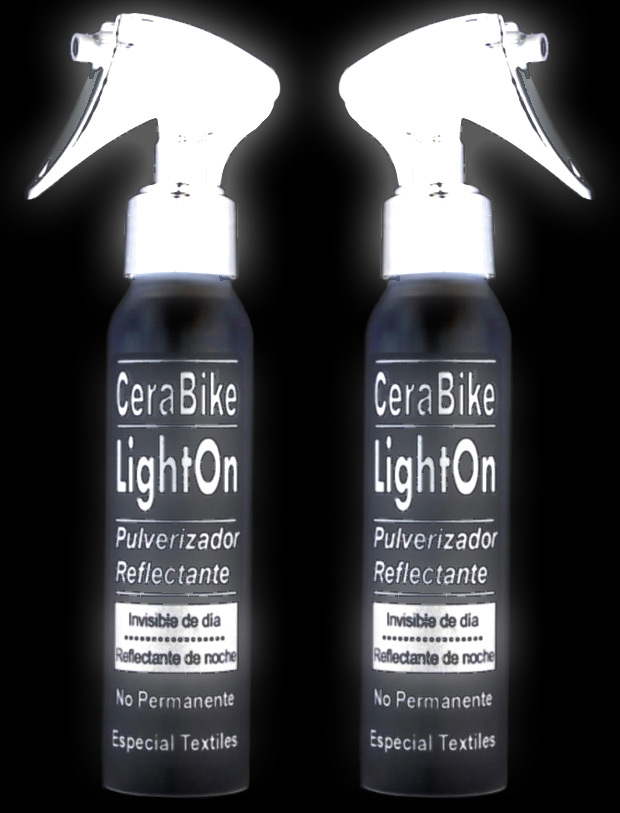 CeraBike LightOn, un pulverizador reflectante para mejorar nuestra visibilidad nocturna