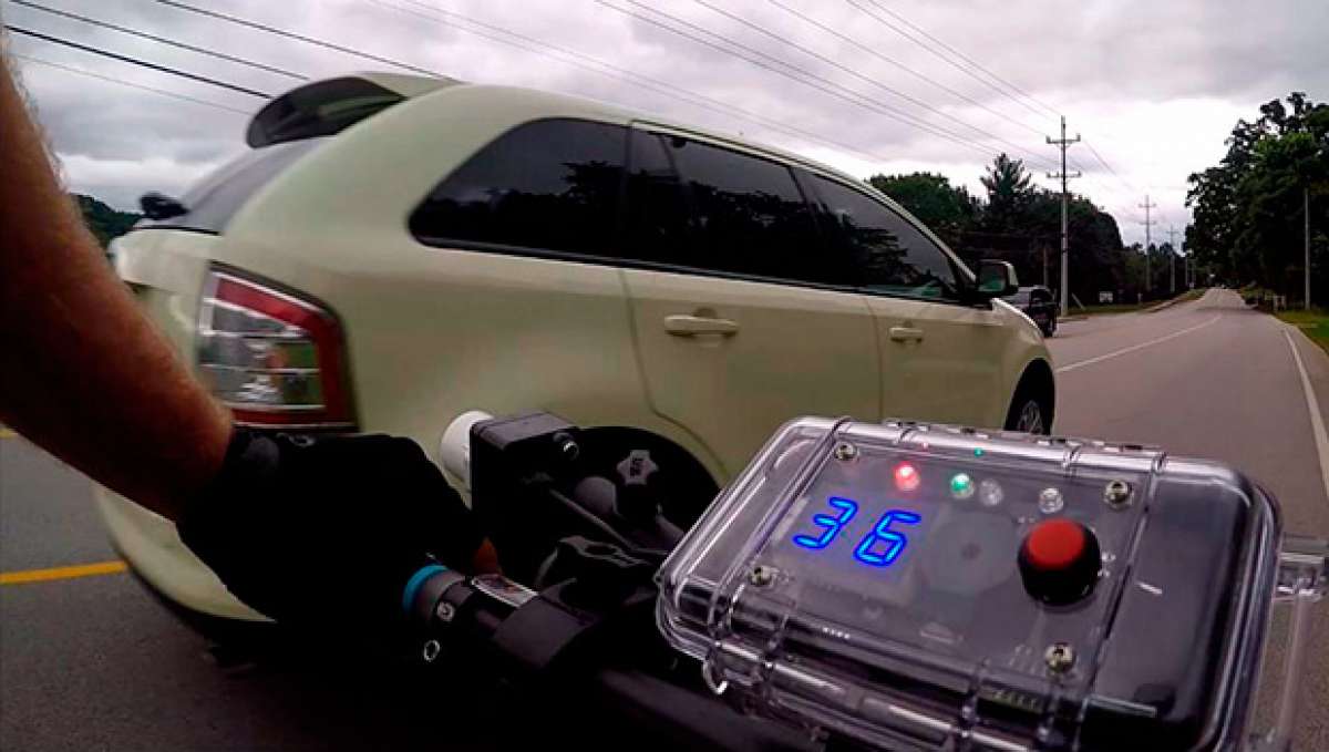 Codaxus C3FT, el radar de la policía de Tennessee para detectar adelantamientos peligrosos a los ciclistas
