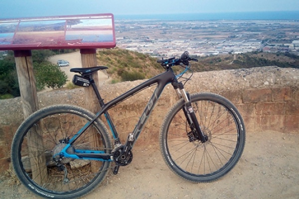La foto del día en TodoMountainBike: "El Delta del Llobregat a mis pies"