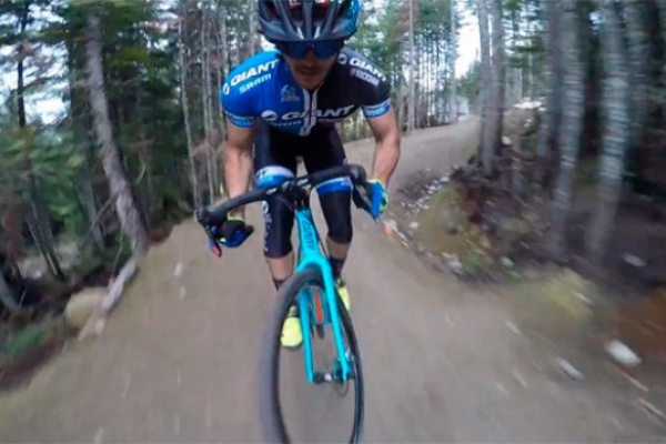 Bajando por la "A-Line" de Whistler... con una bicicleta de ciclocross