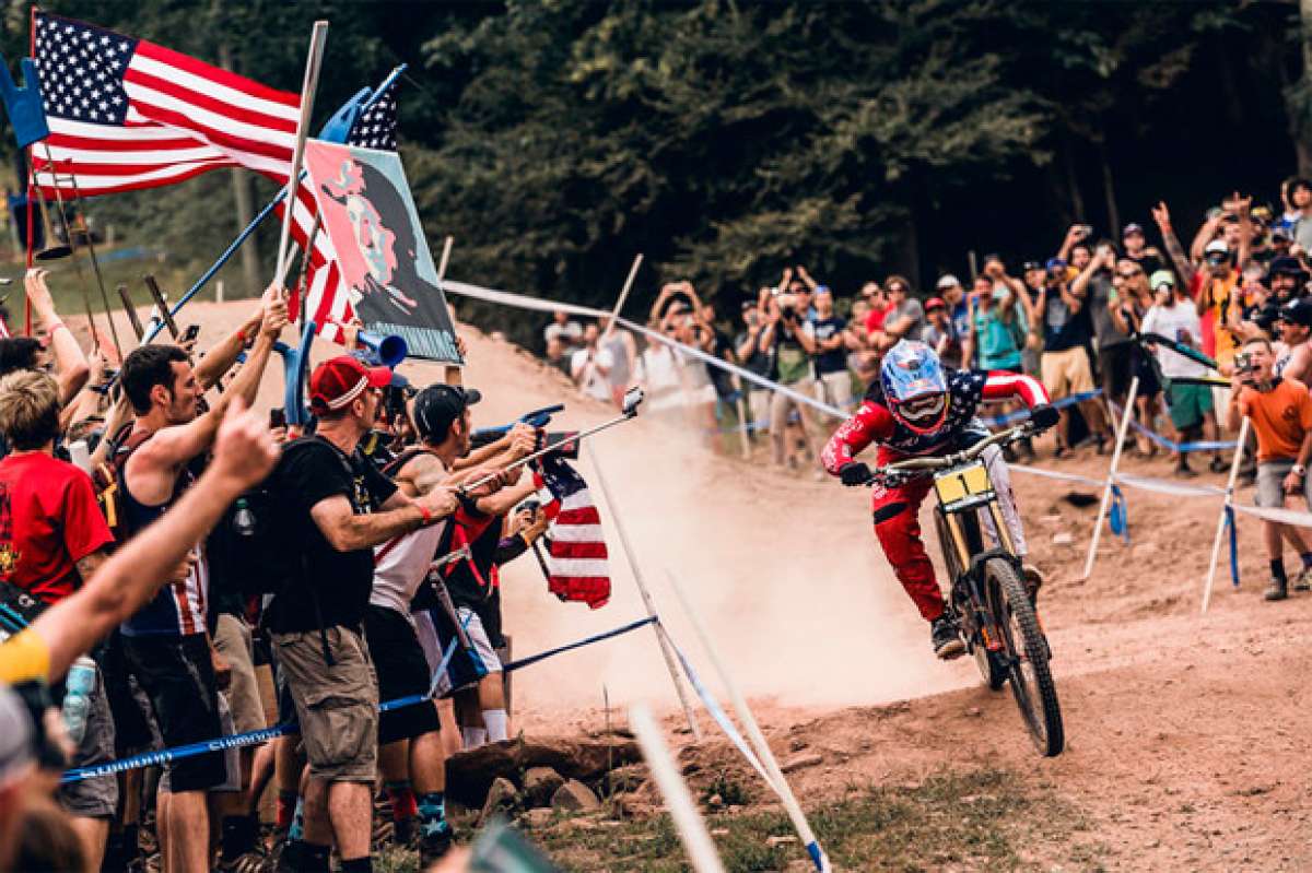 Así fue el vertiginoso descenso de Aaron Gwin en la Copa del Mundo de Windham