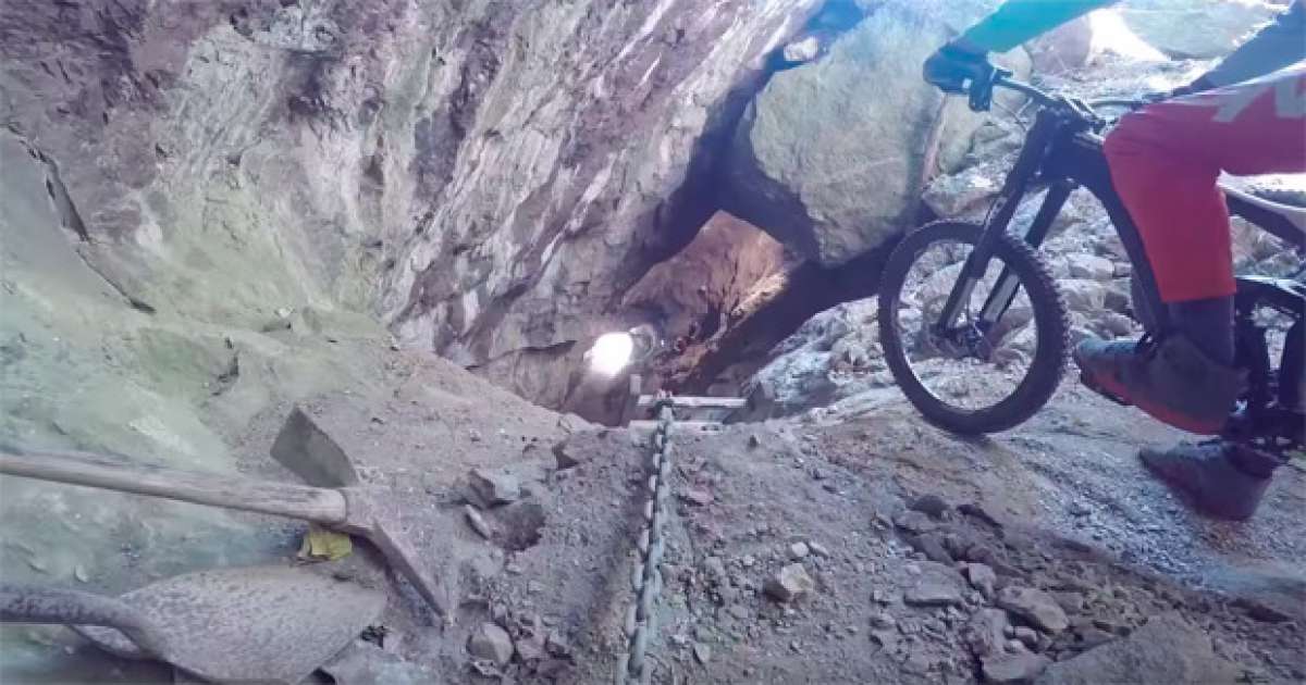 Aaron Chase, Adam Hauck y una mina abandonada: Increíble descenso