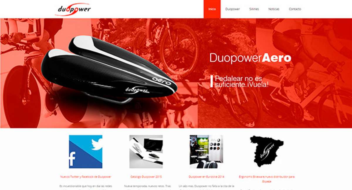 Nueva web y nuevos perfiles sociales para los sillines ergonómicos Duopower
