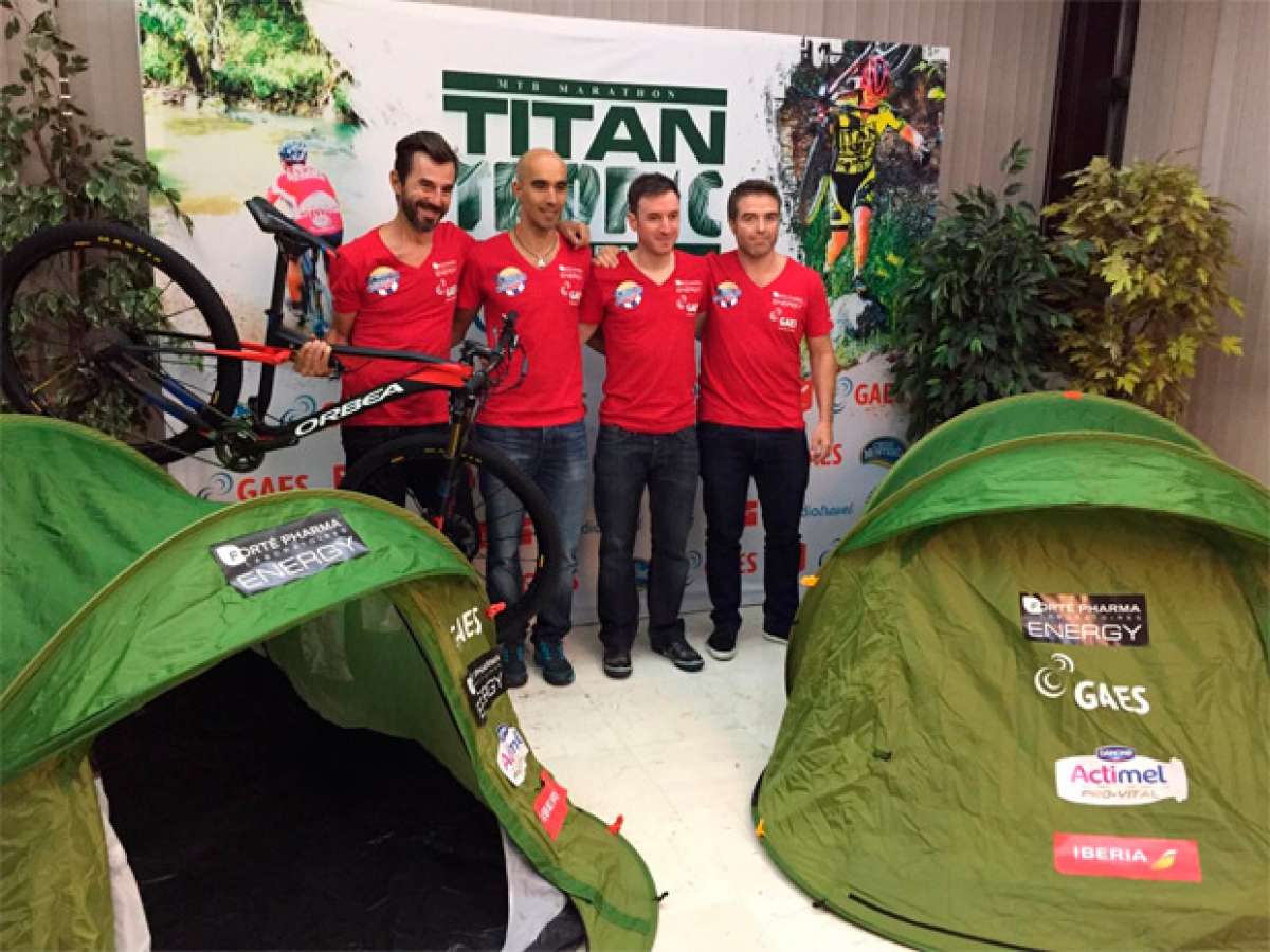 Santi Millán y el equipo 'Imparables', en la Titan Tropic Cuba by Gaes