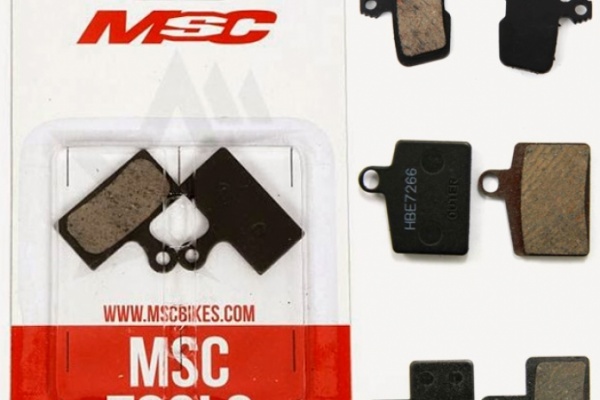 Nueva gama de pastillas de freno semimetálicas de MSC Bikes