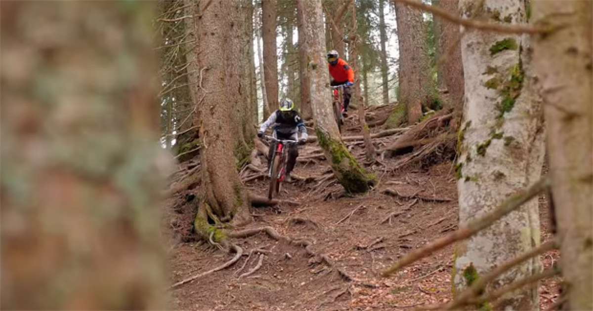 Rodando por Morzine y Dorennaz con Vincent Tupin, Lee Huskinson y Gaëtan Rey. Así suena el DH...