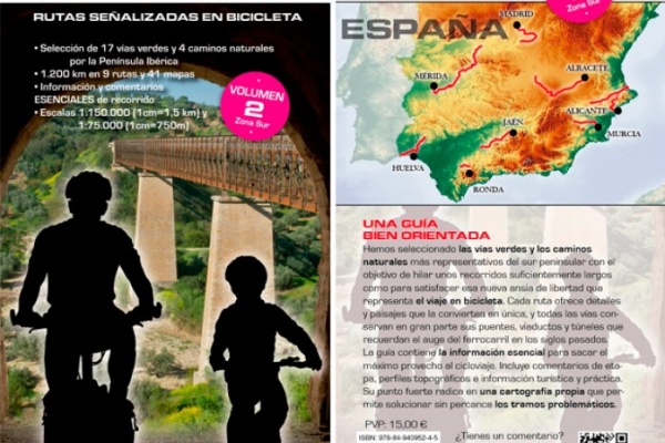 Vías Verdes y Caminos Naturales de Ediciones Petirrojo, dos guías indispensables para cicloturistas