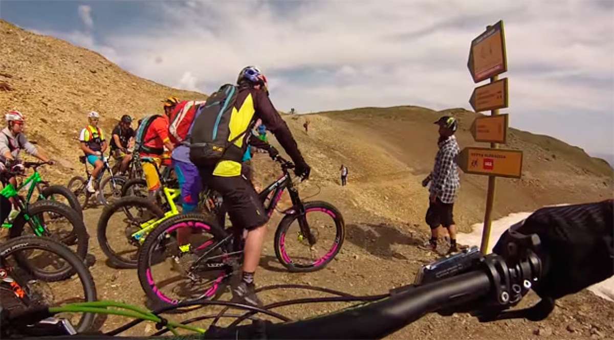 En TodoMountainBike: Danny MacAskill y Hans Rey inaugurando una nueva pista en Livigno