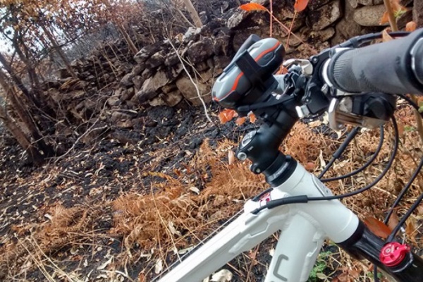 La foto del día en TodoMountainBike: "Incendios en Galicia"