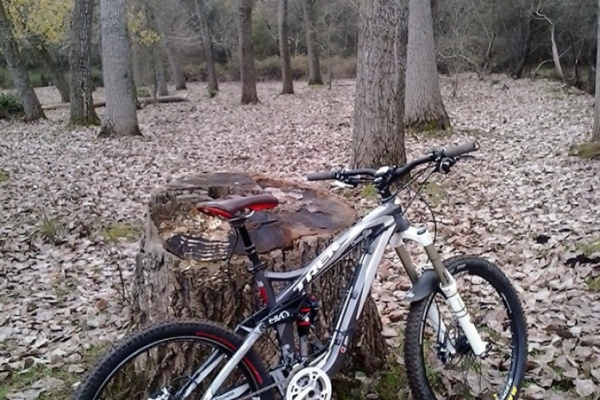 La foto del día en TodoMountainBike: "Otoño en La Aliseda"