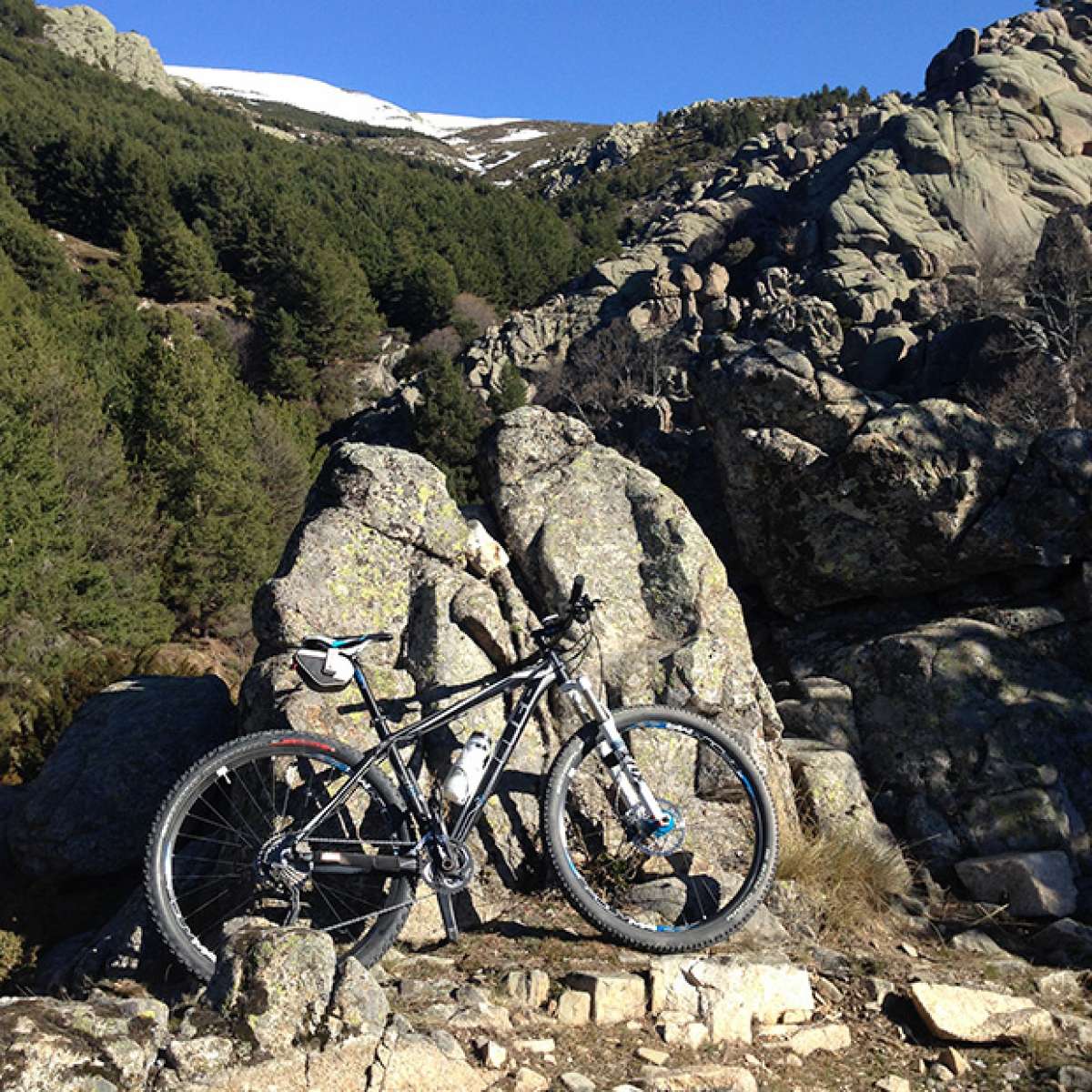 La foto del día en TodoMountainBike: 'Las zetas de La Pedriza'