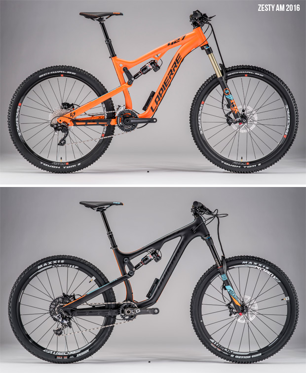 Lapierre Zesty 2016, dos versiones (AM y XM) de 27.5 pulgadas para la nueva generación