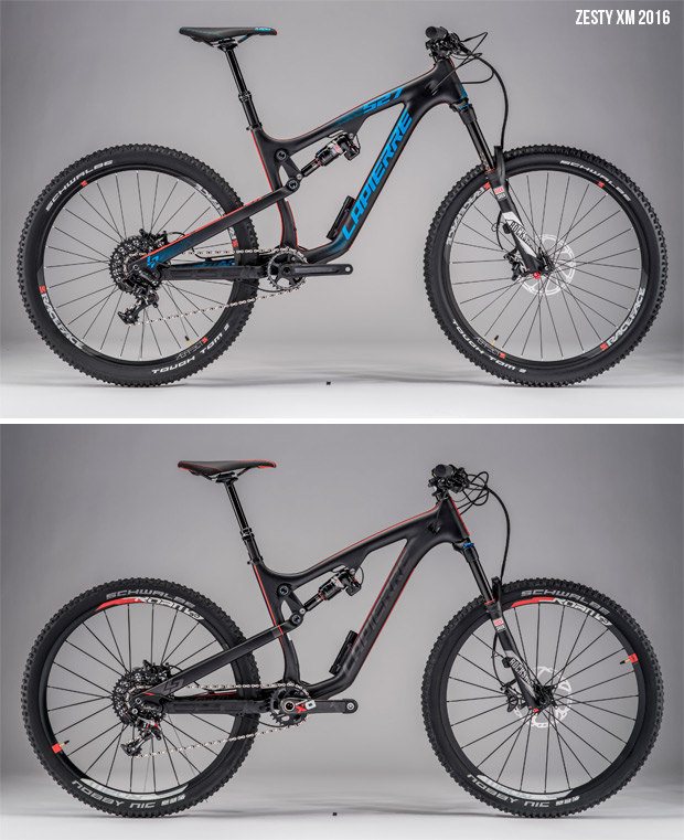 Lapierre Zesty 2016, dos versiones (AM y XM) de 27.5 pulgadas para la nueva generación