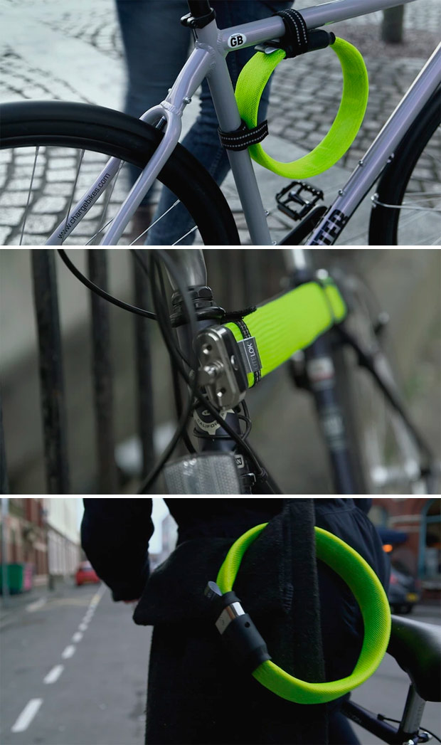 Litelok, un candado de seguridad para bicicletas flexible, ligero y muy resistente