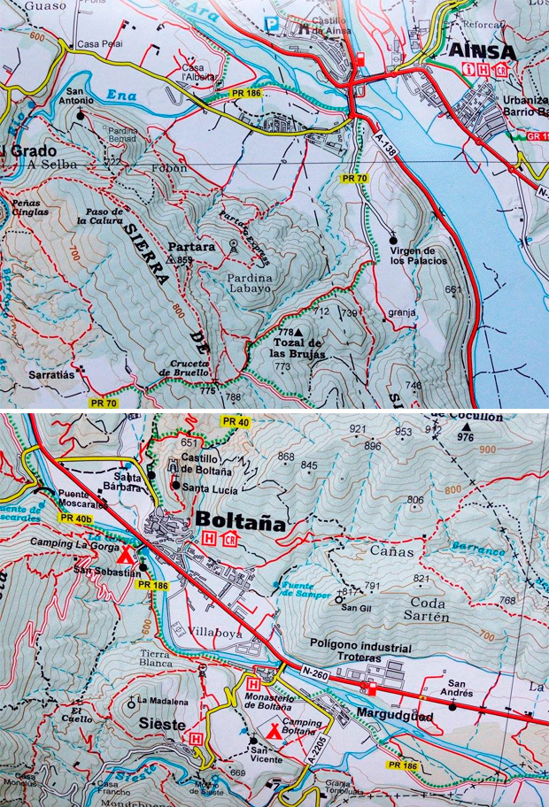 Nuevo mapa Alpina de la comarca del Sobrarbe con más de 1.000 kilómetros ciclables de Zona Zero