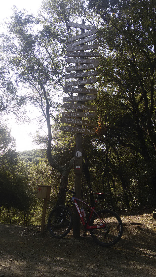 La foto del día en TodoMountainBike: 'Montaña del Montnegre'