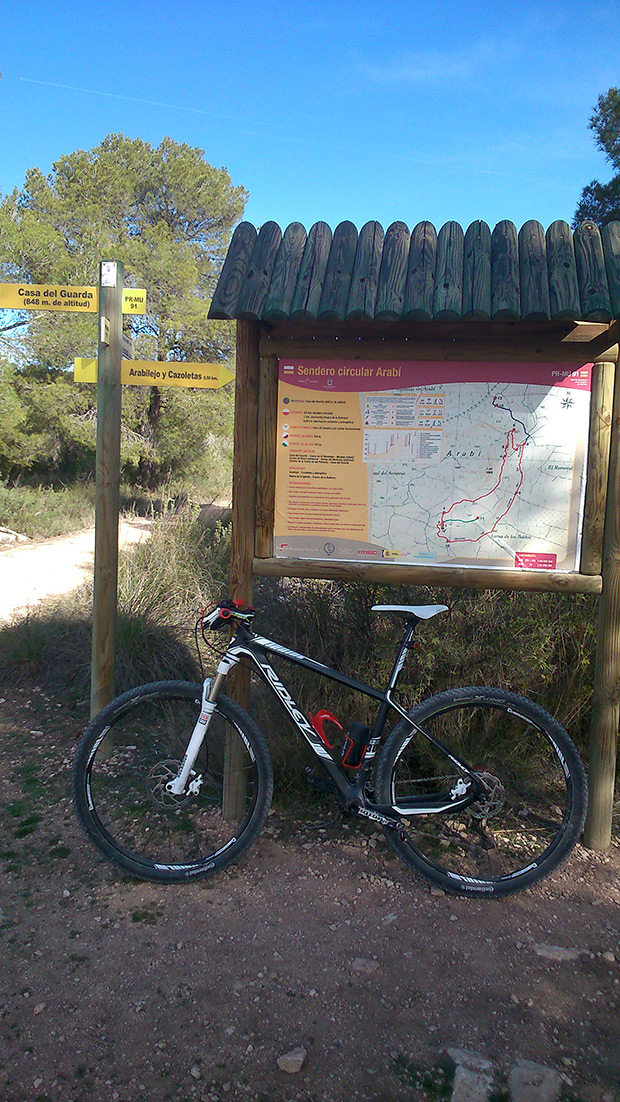 La foto del día en TodoMountainBike: 'Salida por Monte Arabí'