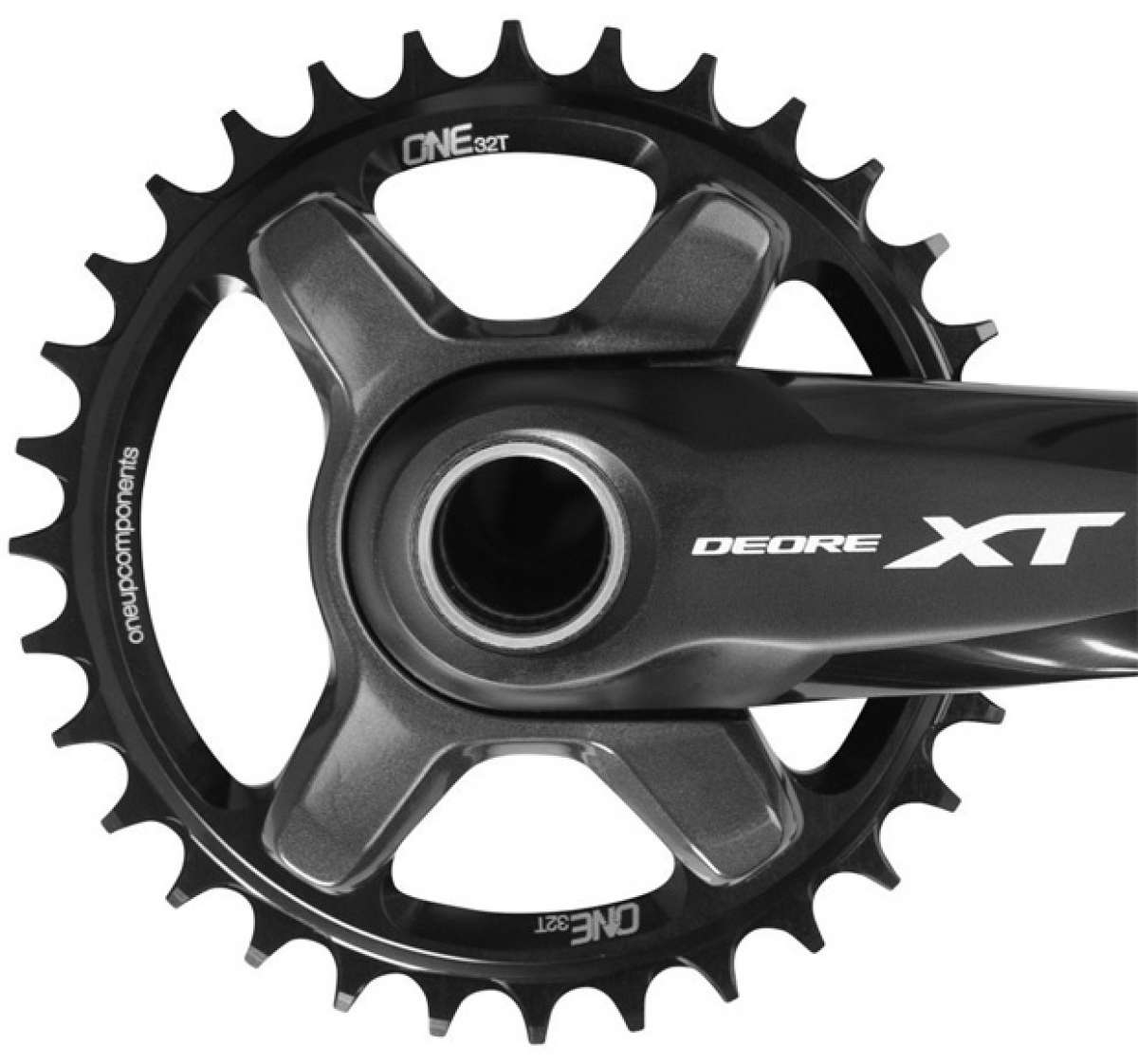 Nuevos platos 'Narrow-Wide' de OneUp Components para el grupo Shimano XT M8000