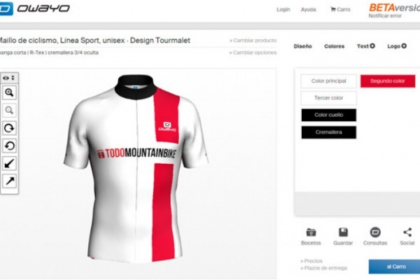 Nueva herramienta de personalización 3D para las equipaciones ciclistas de Owayo