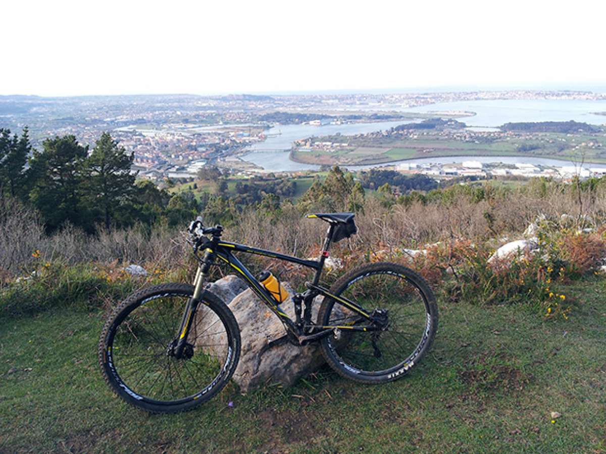 La foto del día en TodoMountainBike: 'Desde Peña Cabarga'