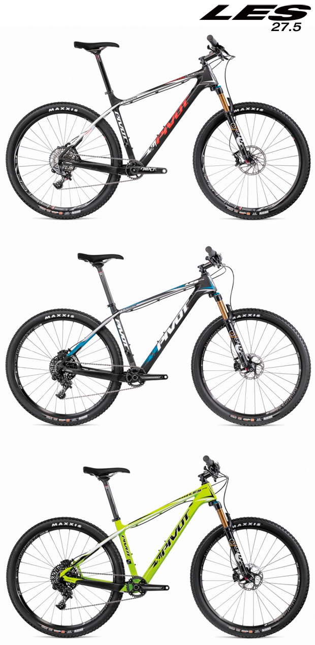 Pivot LES Carbon 2015: Versiones de 27.5 y 29 pulgadas para la máquina más rodadora de Pivot Cycles