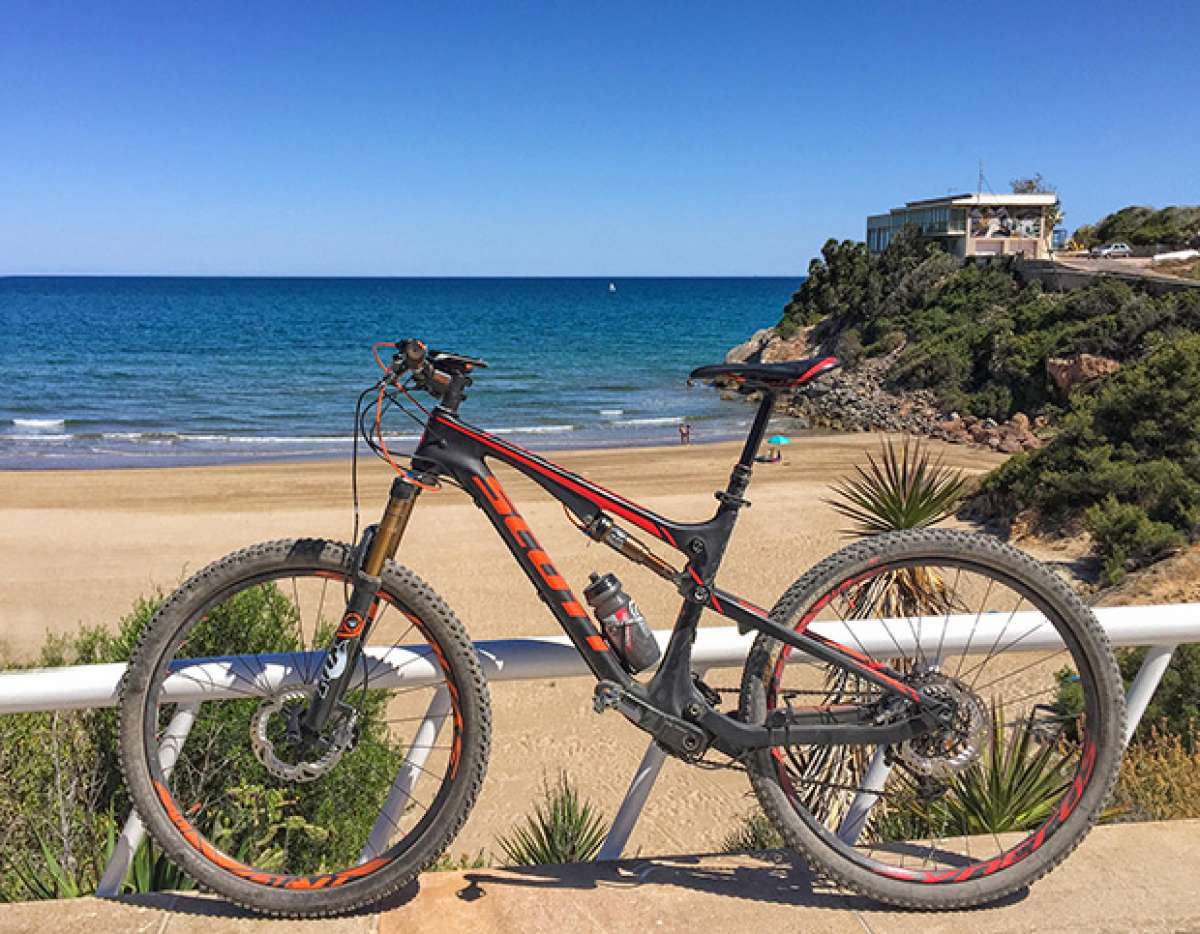 La foto del día en TodoMountainBike: "Playa de la Concha en Oropesa del Mar"