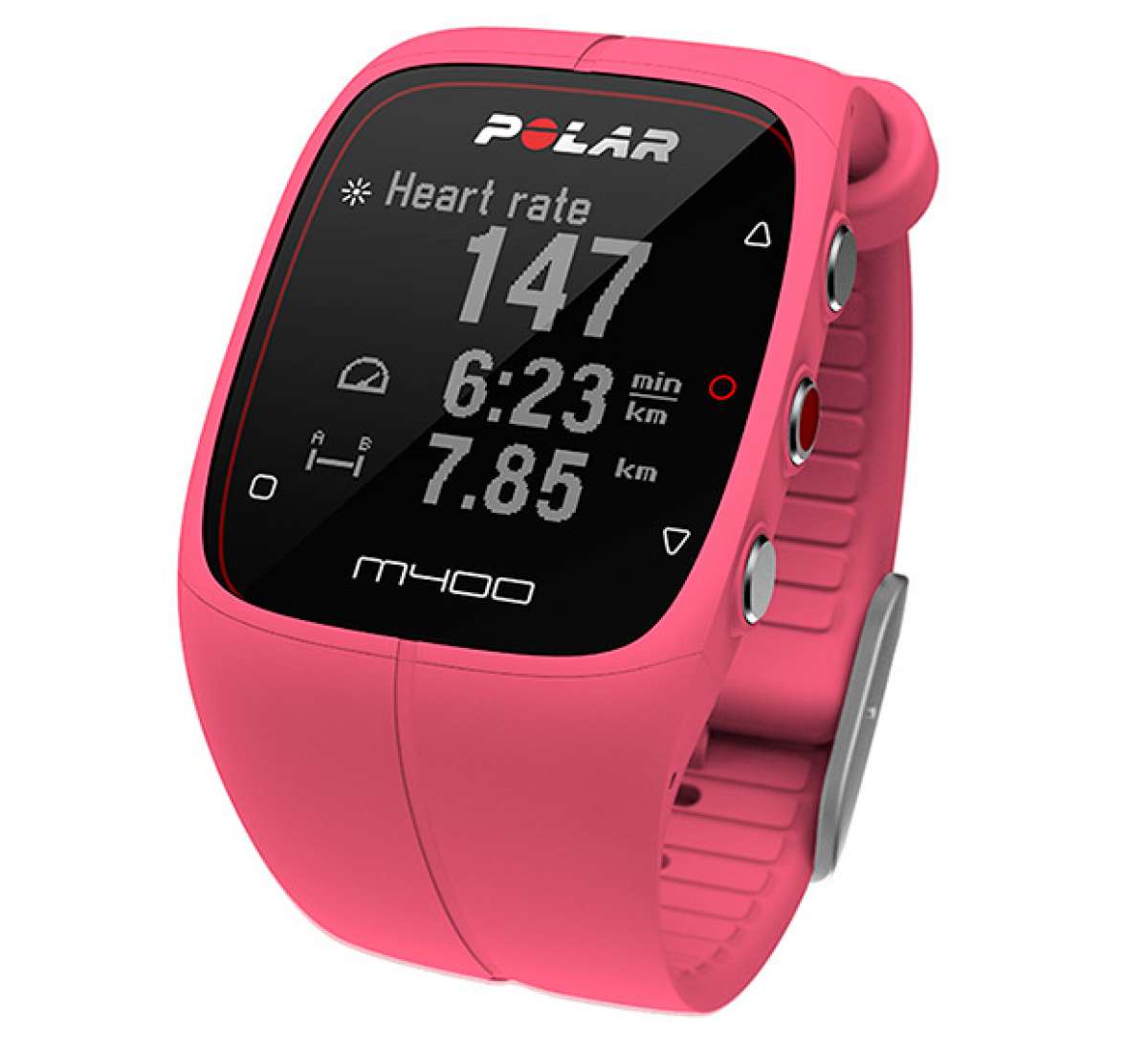 El reloj multideportivo Polar M400, también en azul y rosa