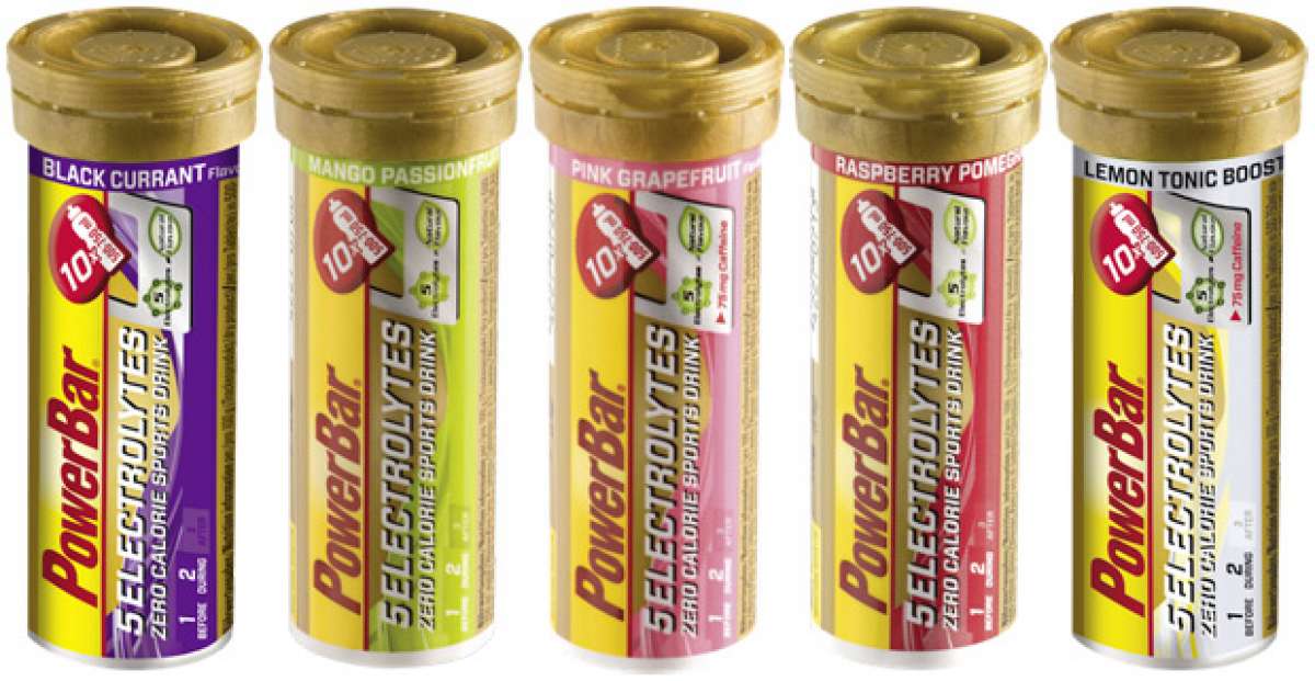 Grosella y Limón-Tónica, los nuevos sabores de las tabletas PowerBar 5Electrolytes