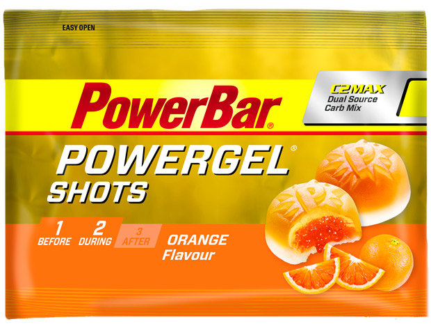 Nuevo sabor de naranja para las gominolas PowerBar PowerGel Shots